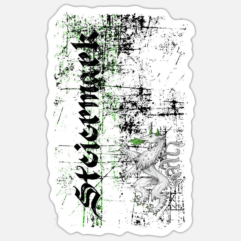 Steiermark Sticker Größe S (10 x 10 cm)