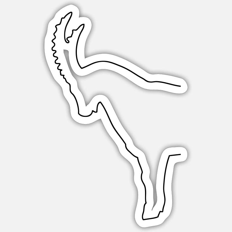 Steinbock Sticker Größe S (10 x 10 cm)