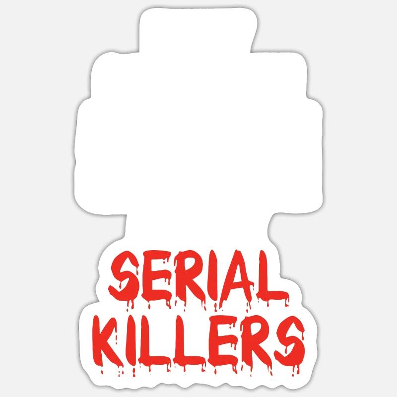 SERIAL KILLER: Knowledge About Serial Killers Sticker Größe S (10 x 10 cm)