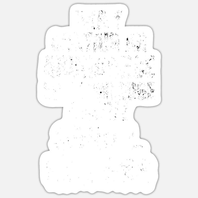 SERIAL KILLER: Knowledge About Serial Killers - Sticker Größe S (10 x 10 cm) - Mattweiß