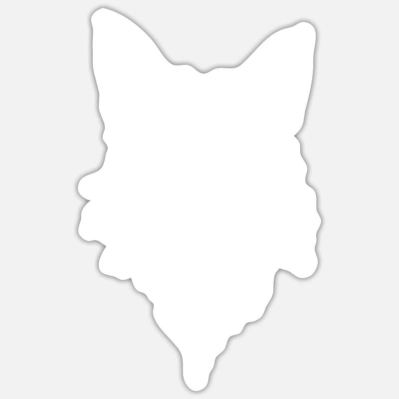 Cat - vector Sticker size S (10 x 10 cm)