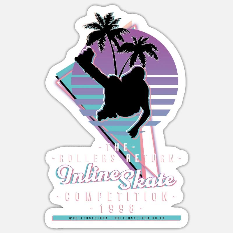 Le Concours 1998 - Sticker taille S (10 x 10 cm) - blanc mat