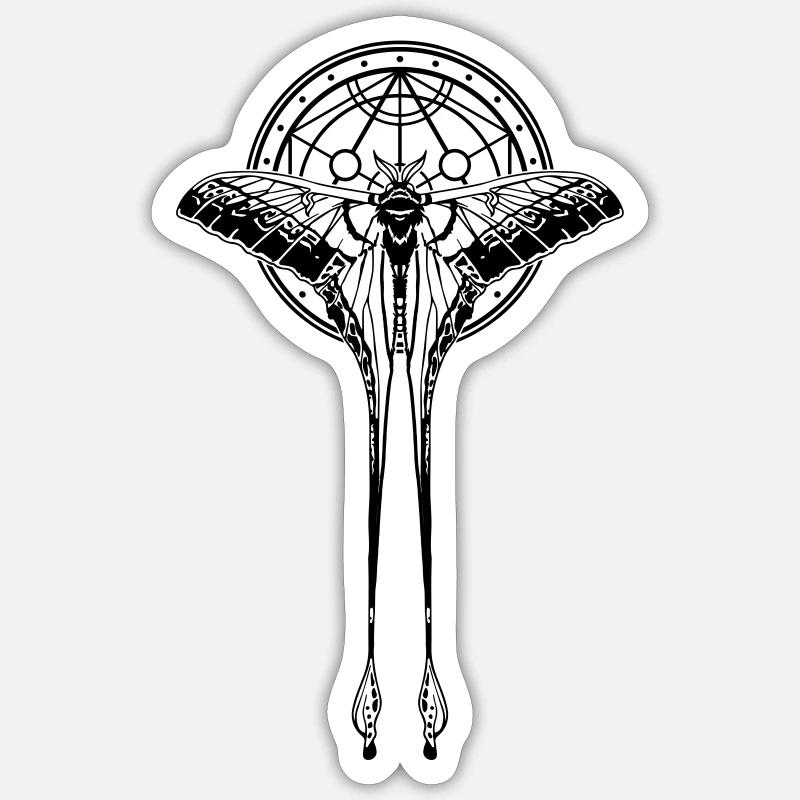 Luna Sticker size S (10 x 10 cm)