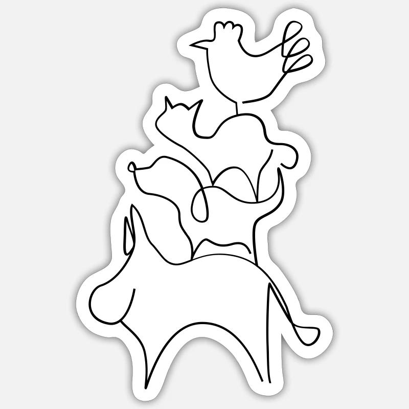 Sticker taille S (10 x 10 cm) - 