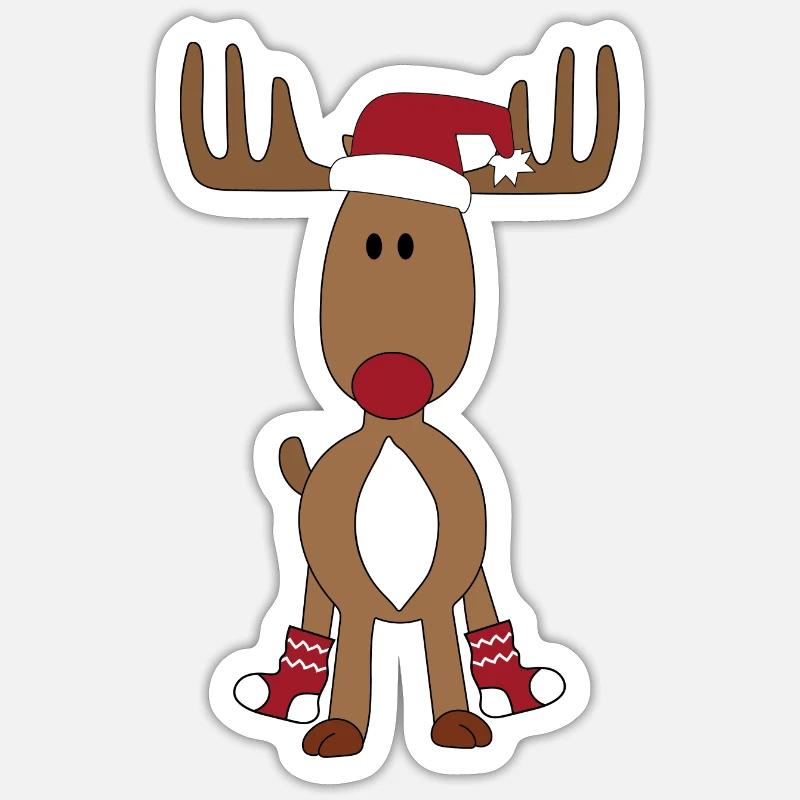 Christmas - Sticker size S (10 x 10 cm) - white matte