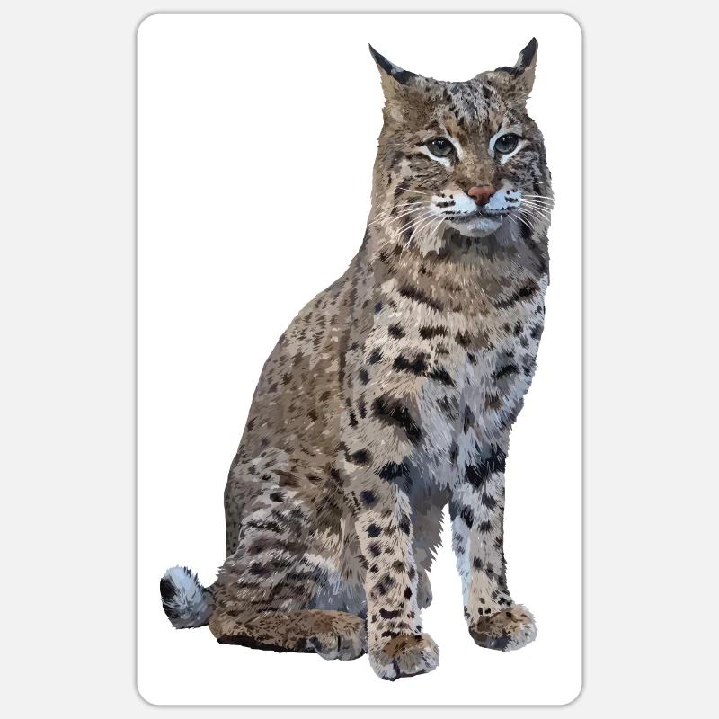 Luchs Sticker Größe S (10 x 10 cm)