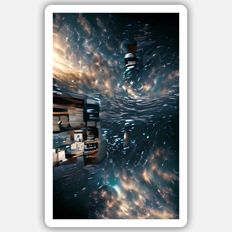 Interstellar Sticker Größe S (10 x 10 cm)