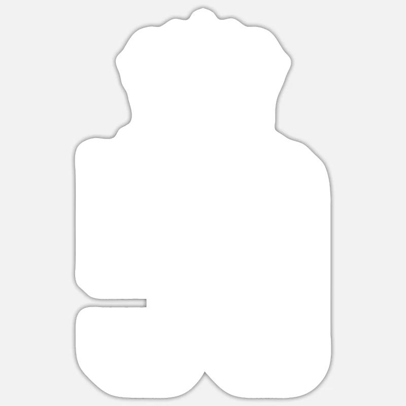 59 Number crown - Sticker size S (10 x 10 cm) - white matte