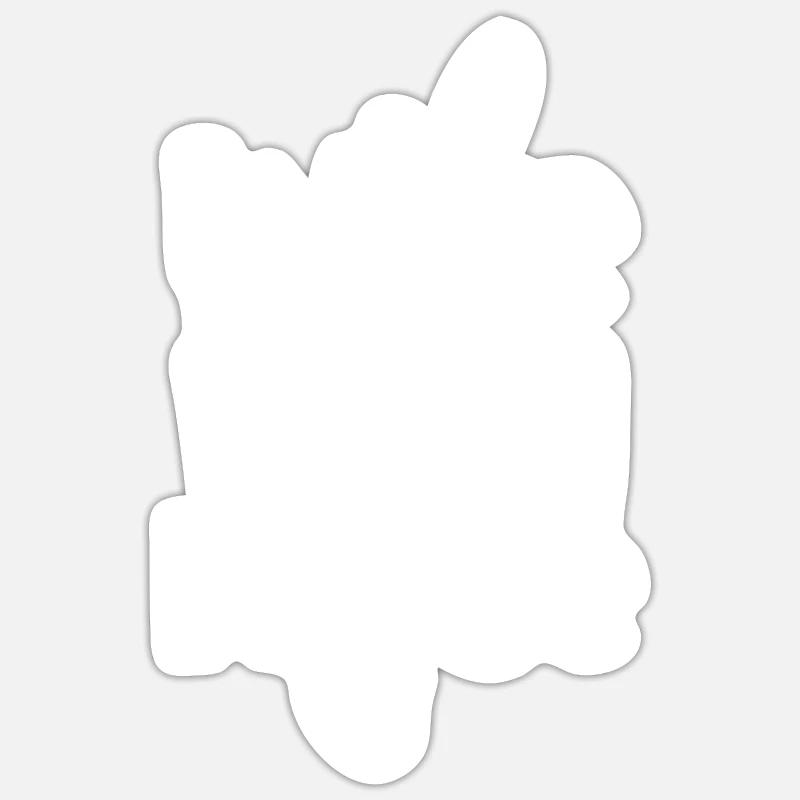 Infirmier - Sticker taille S (10 x 10 cm) - blanc mat