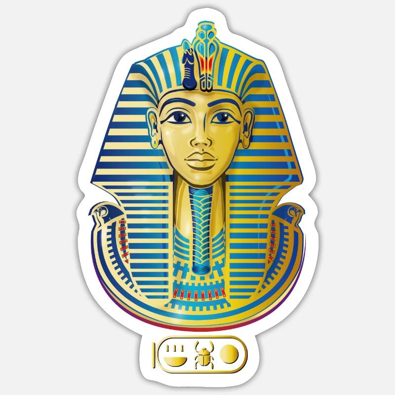 PHARAON TOUTANKHAMON Sticker taille S (10 x 10 cm)