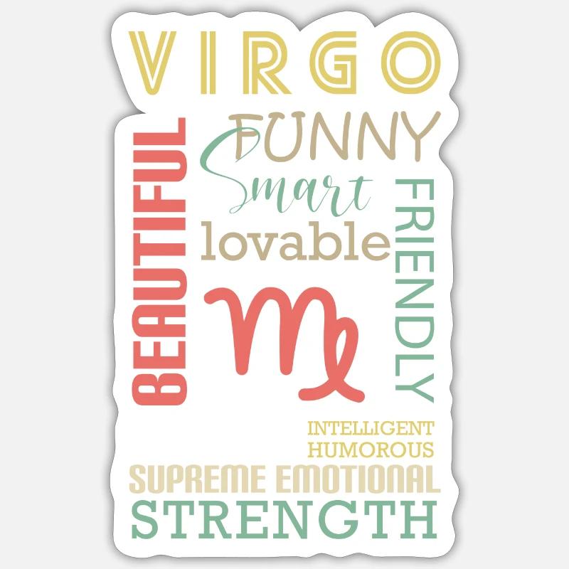 Horoscope Element Planet - Sticker size S (10 x 10 cm) - white matte