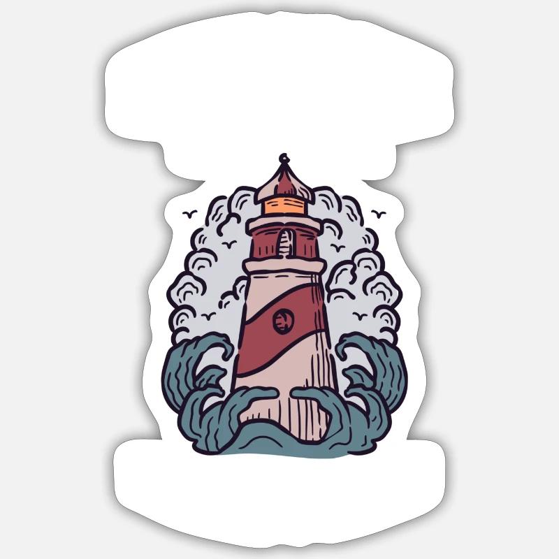 FEHMARN MER BALTIQUE MA PERLE - Sticker taille S (10 x 10 cm) - blanc mat