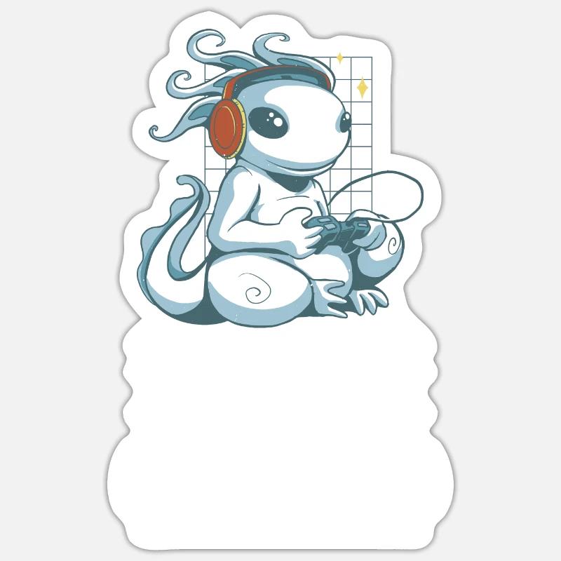Jeu - Sticker taille S (10 x 10 cm) - blanc mat