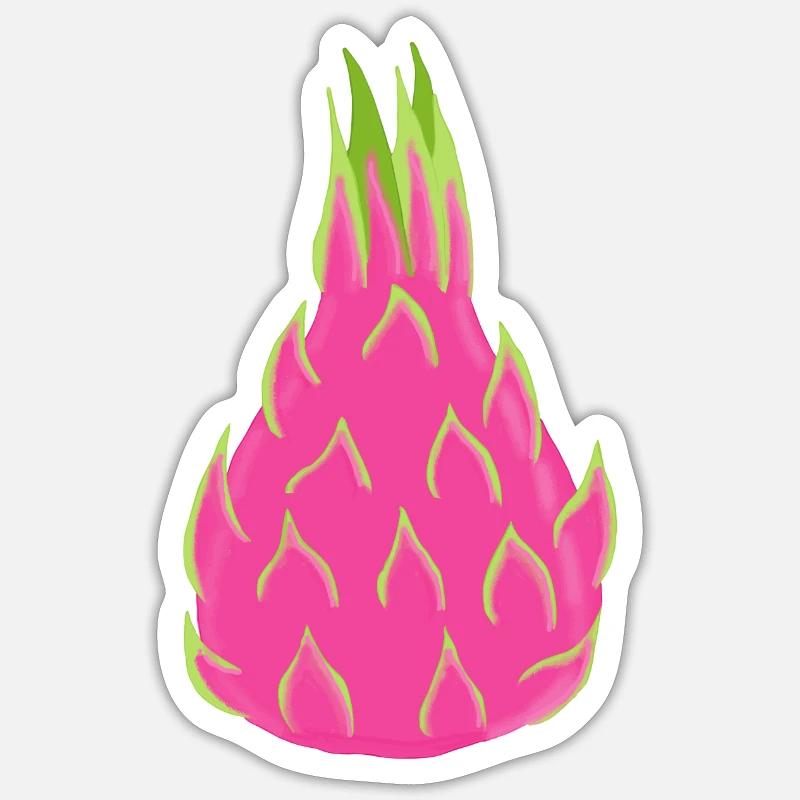 Pitaya - Sticker size S (10 x 10 cm) - white matte