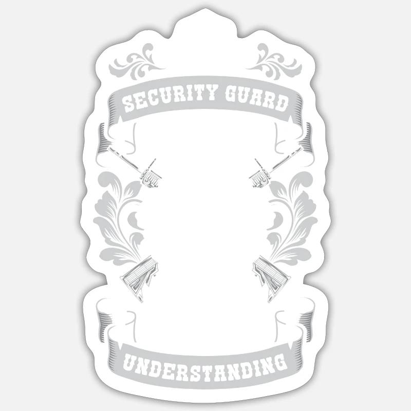 Security Service Security Service - Sticker size S (10 x 10 cm) - white matte
