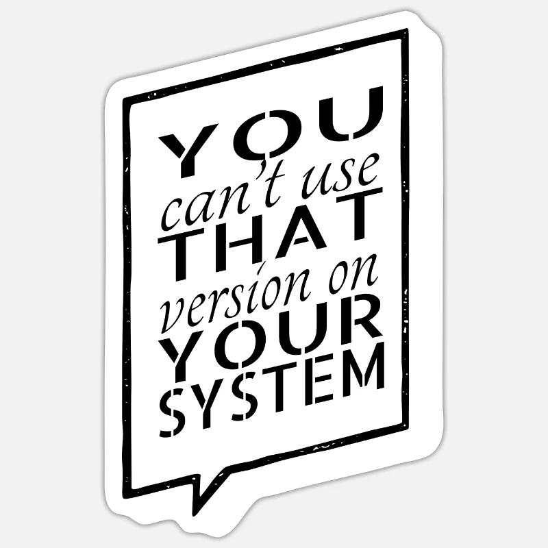 drôle de citation ordinateurs c programmation sharp Sticker taille S (10 x 10 cm)