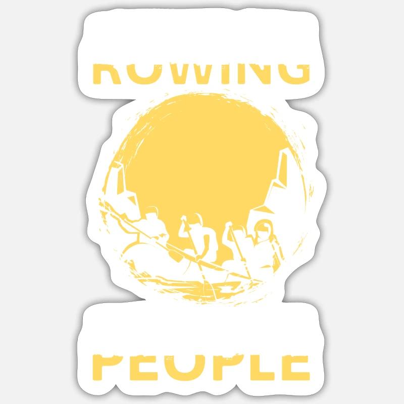 Boat Eights Rowing Team Sticker size S (10 x 10 cm)
