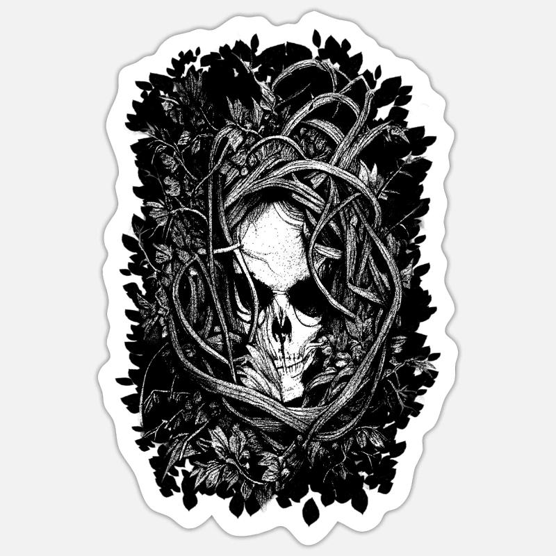 Quelque chose se cache dans la forêt Sticker taille S (10 x 10 cm)