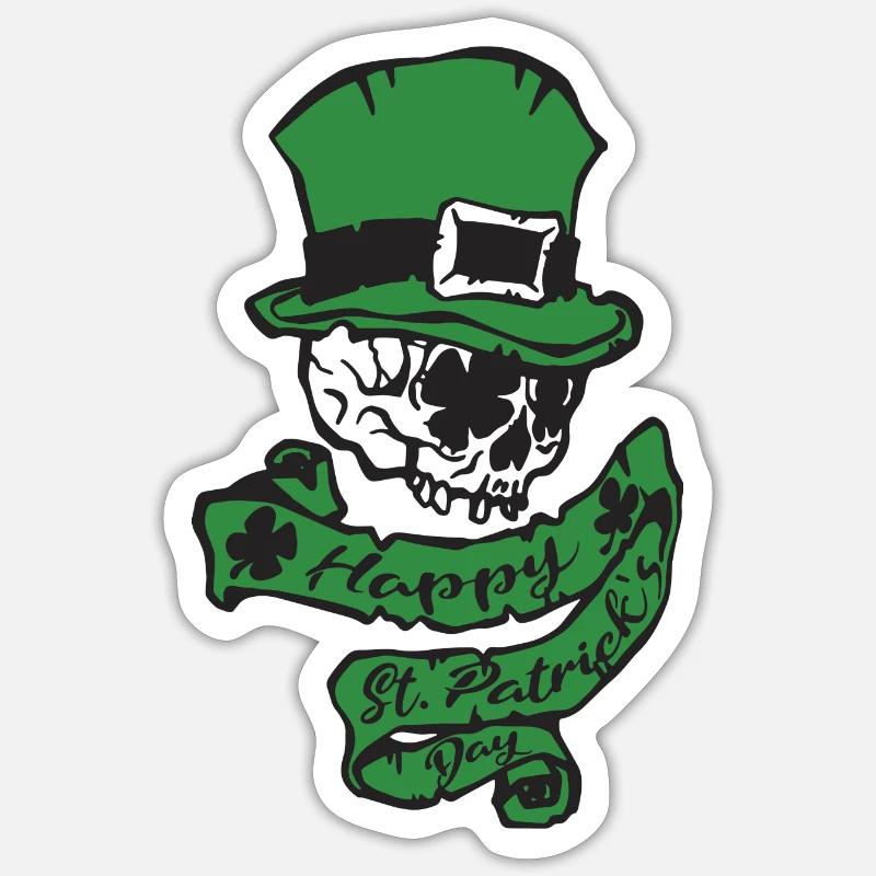 St Patrick Sticker taille S (10 x 10 cm)