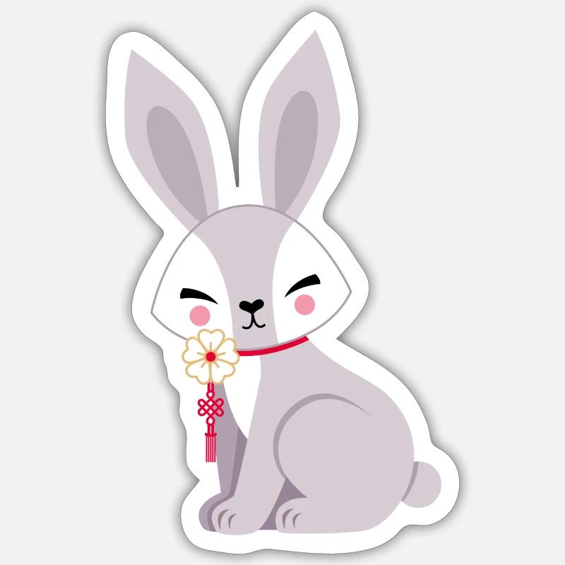 Hare Sticker size S (10 x 10 cm)
