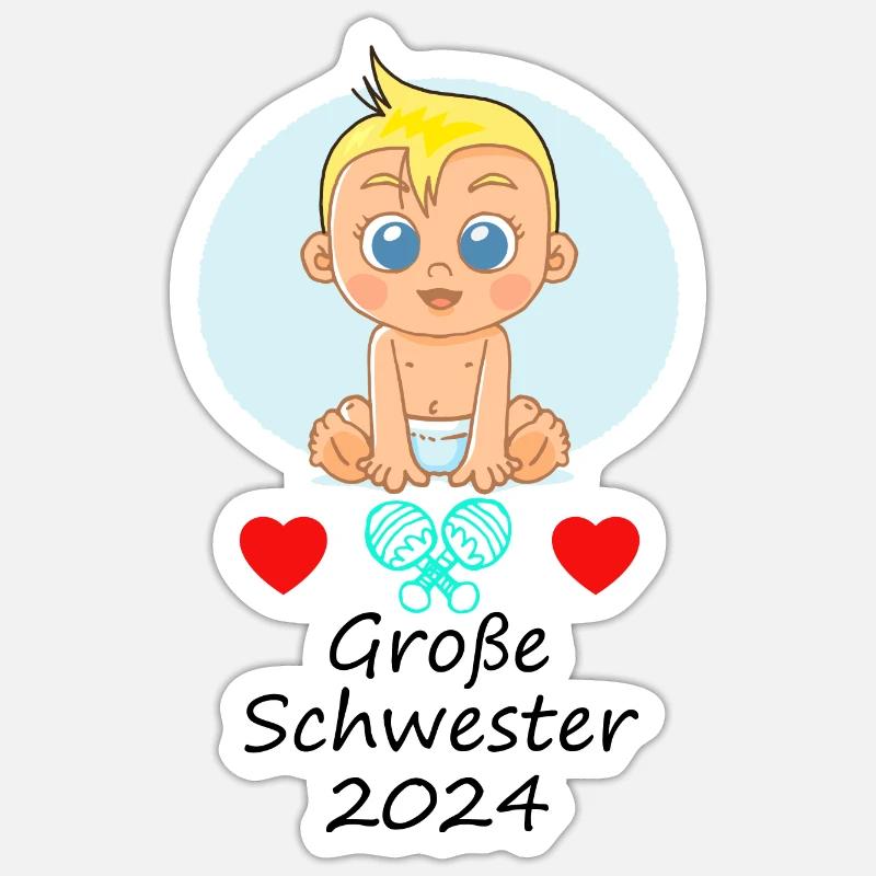 Sticker Größe S (10 x 10 cm) - 