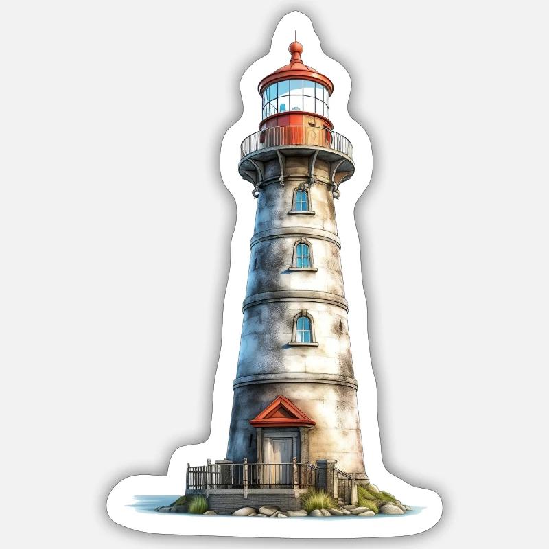 Fluorescent - Sticker taille S (10 x 10 cm) - blanc mat