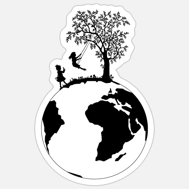 Sticker Größe S (10 x 10 cm) - 