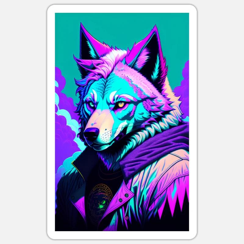 Werewolf | Wolf | Mythical creatures | Monsters | Mystical Sticker size S (10 x 10 cm)