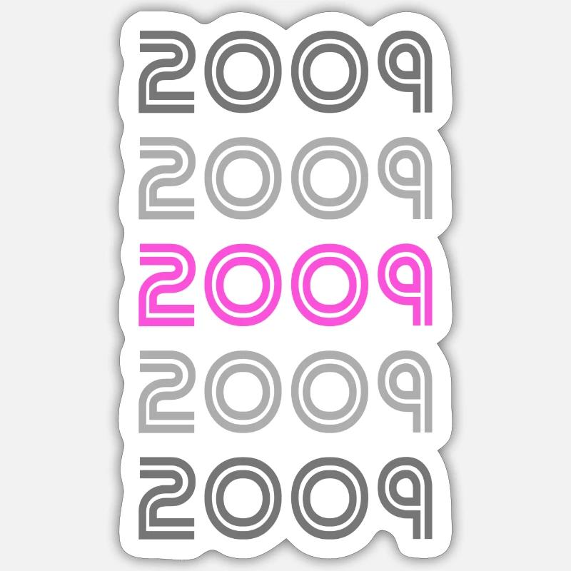 Style 2009 - Sticker size S (10 x 10 cm) - white matte