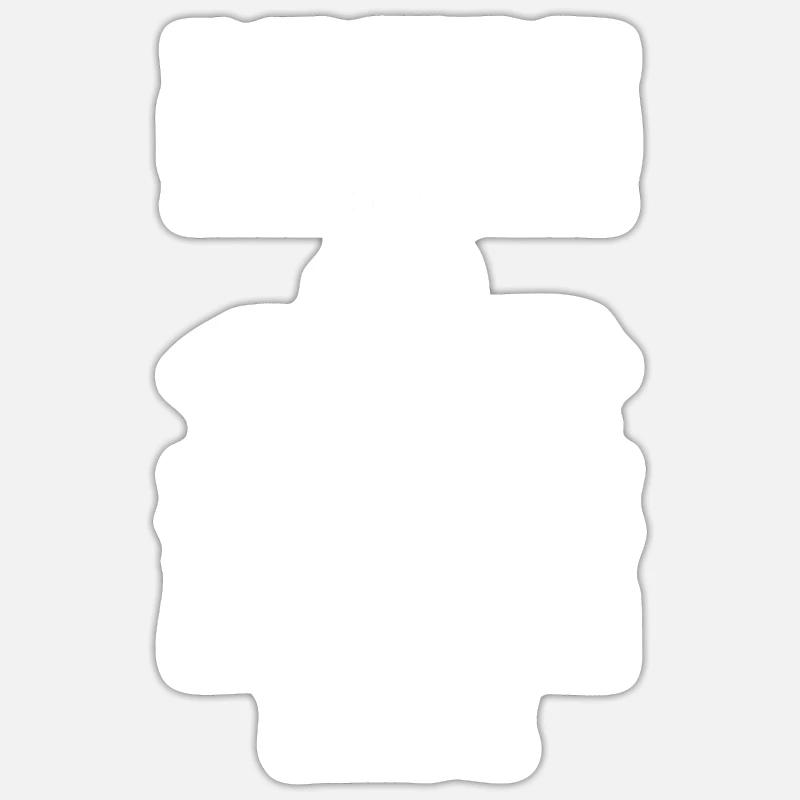 Schwan - Sticker Größe S (10 x 10 cm) - Mattweiß