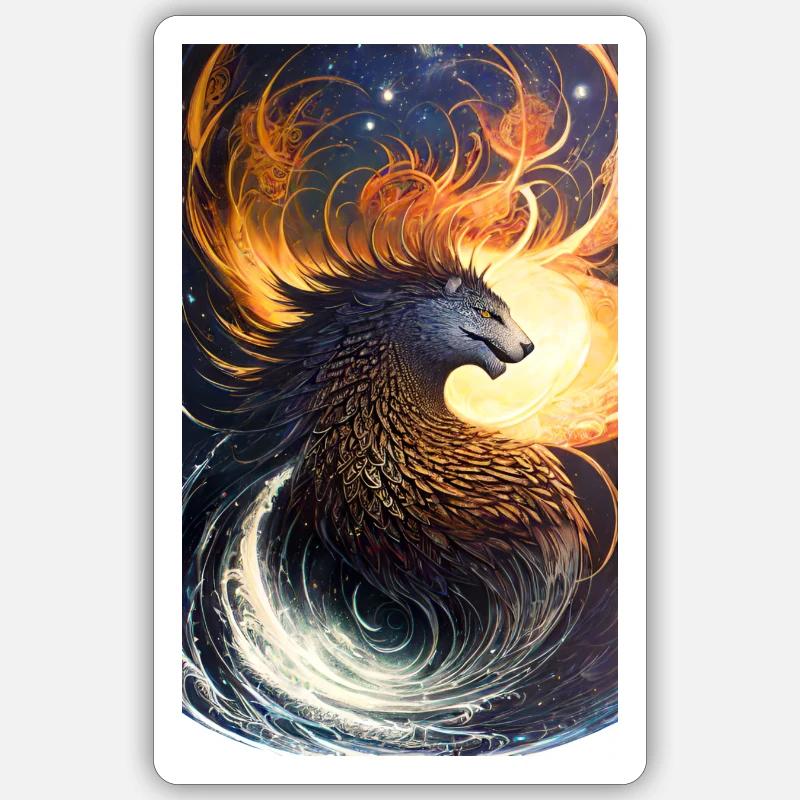 Dragon | Monsters | Mythical creatures | Dinosaur Sticker size S (10 x 10 cm)