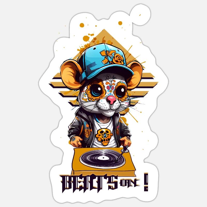 Sticker taille S (10 x 10 cm) - 