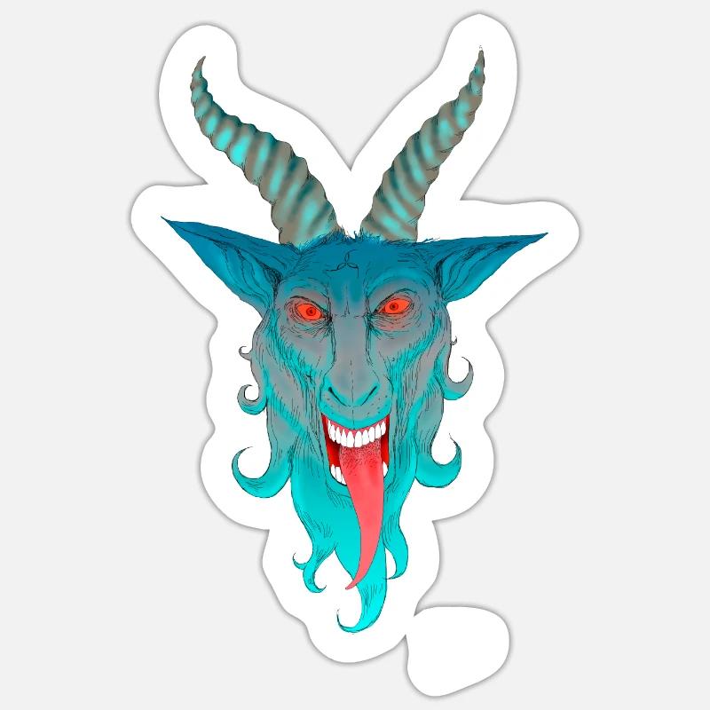 DÄMON Sticker Größe S (10 x 10 cm)