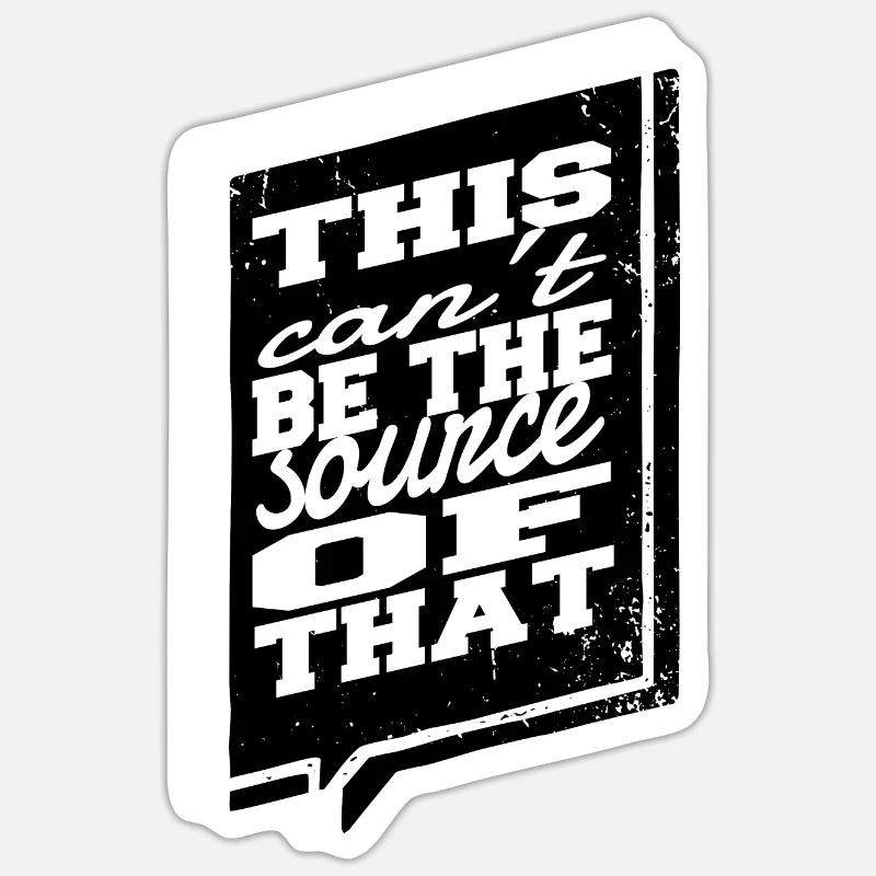 programming, computer scientist, humor, informatics Sticker size S (10 x 10 cm)