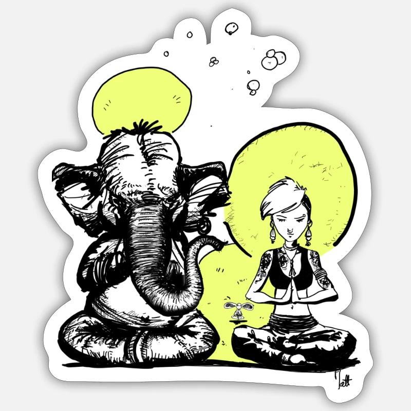 Sticker taille S (10 x 10 cm) - 
