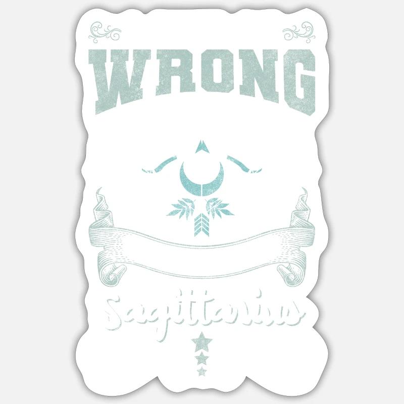 Constellation de l’horoscope - Sticker taille S (10 x 10 cm) - blanc mat