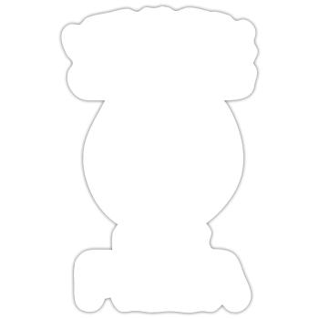 Das Leben ist voller Auswahlmöglichkeiten Pizza auswählen - Sticker Größe S (10 x 10 cm) - Mattweiß - Vorne
