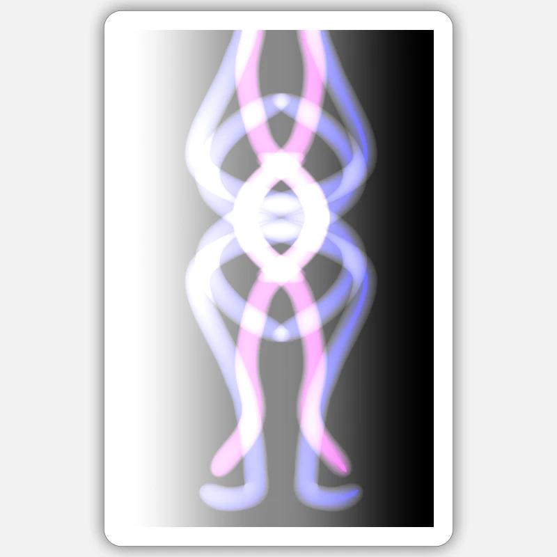 Figure, Fantasy, Pattern Sticker size S (10 x 10 cm)