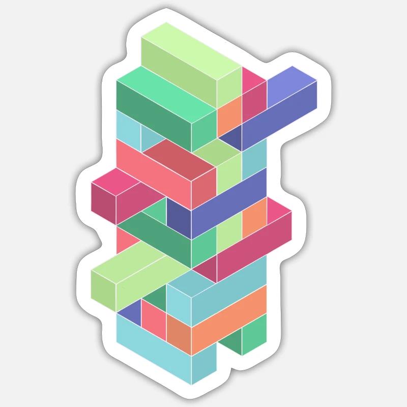 Jeu Sticker taille S (10 x 10 cm)