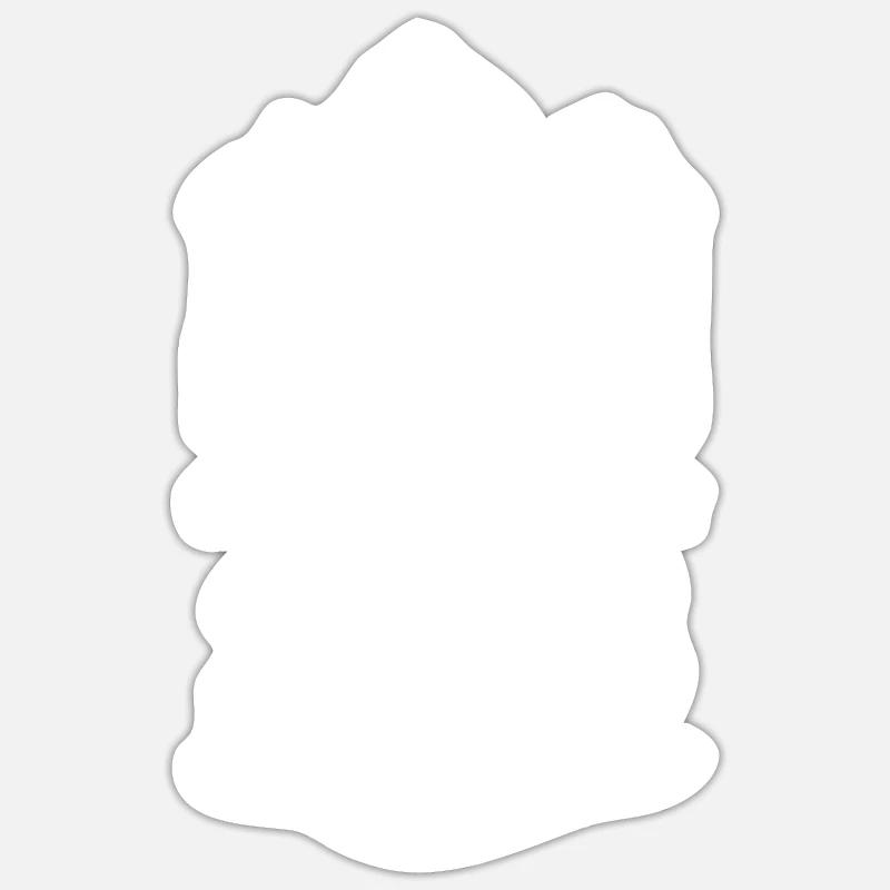 2015 2015 - Sticker taille S (10 x 10 cm) - blanc mat
