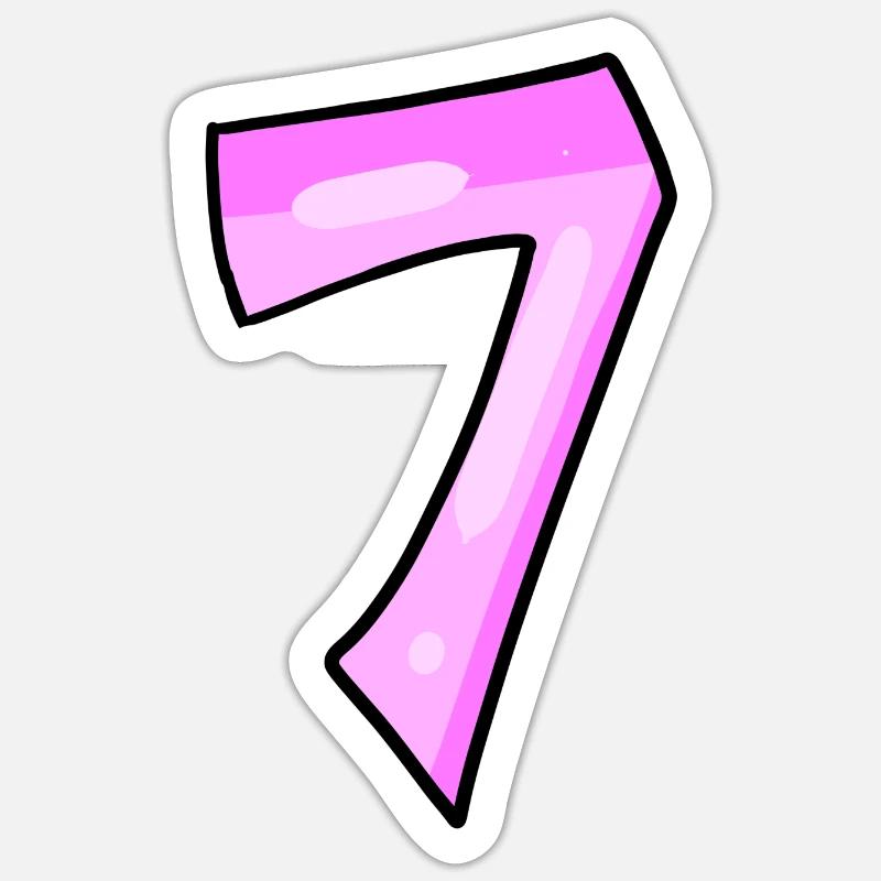 7 - Sticker taille S (10 x 10 cm) - blanc mat