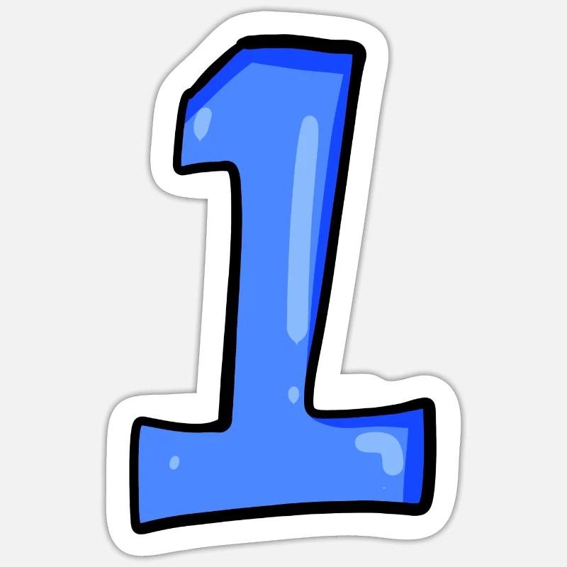1 - Sticker size S (10 x 10 cm) - white matte
