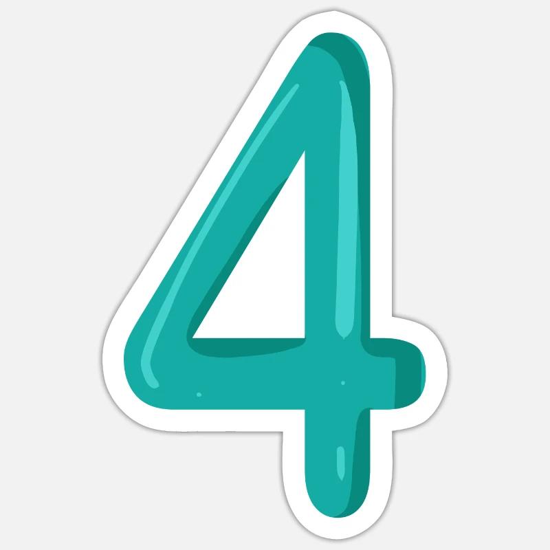 4 - Sticker taille S (10 x 10 cm) - blanc mat