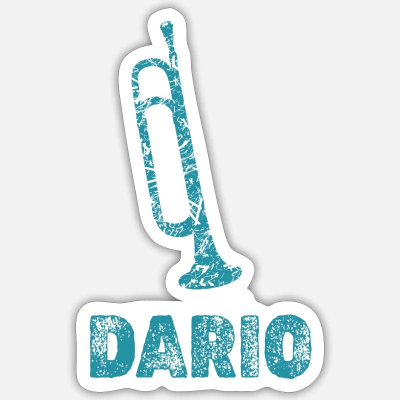 Blasmusik Dario Sticker Größe S (10 x 10 cm)