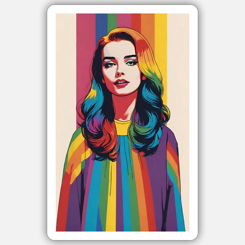 La Pridie II - Sticker taille S (10 x 10 cm) - blanc mat