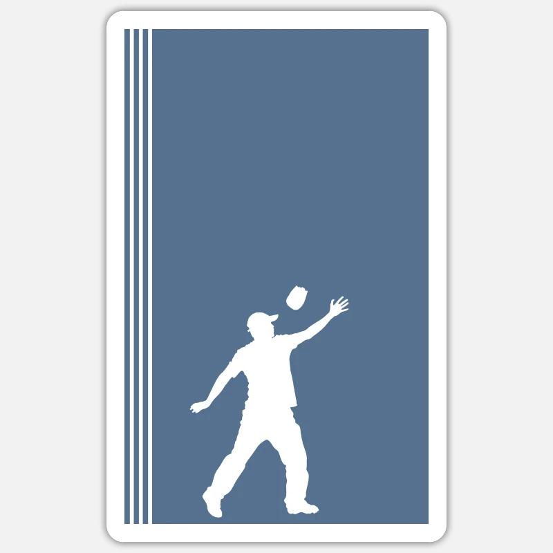 Spiel Säcke - Sticker Größe S (10 x 10 cm) - Mattweiß