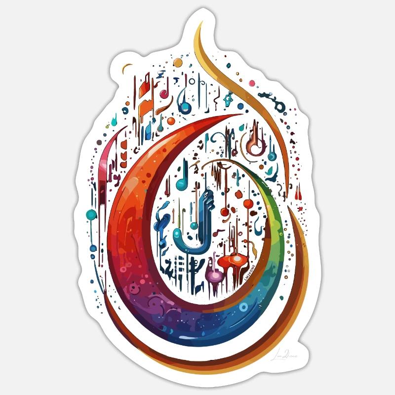 Sticker taille S (10 x 10 cm) - 