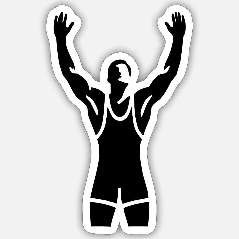 Winner - Sticker size S (10 x 10 cm) - white matte