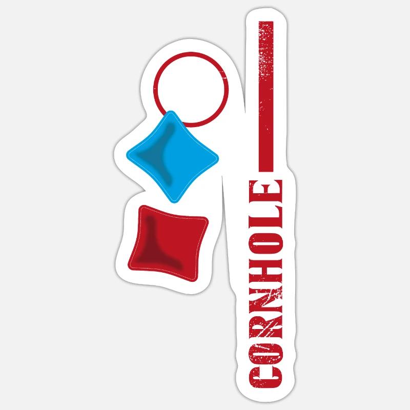 Cornhole Board Sticker Größe S (10 x 10 cm)