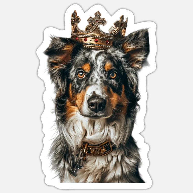 Australian Shepherd - Sticker size S (10 x 10 cm) - white matte